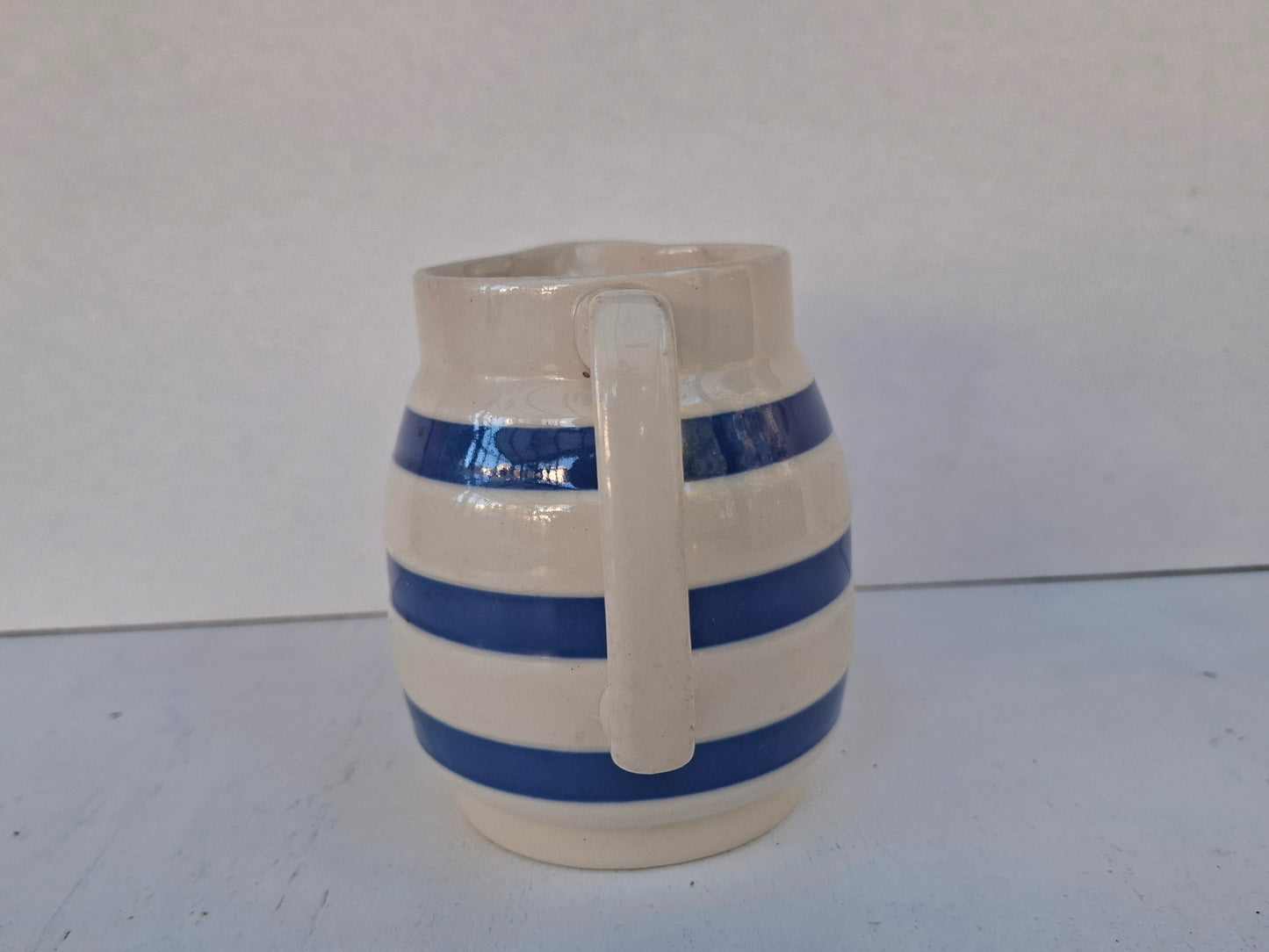 Staffordshire Chef Ware Blue & White Jug