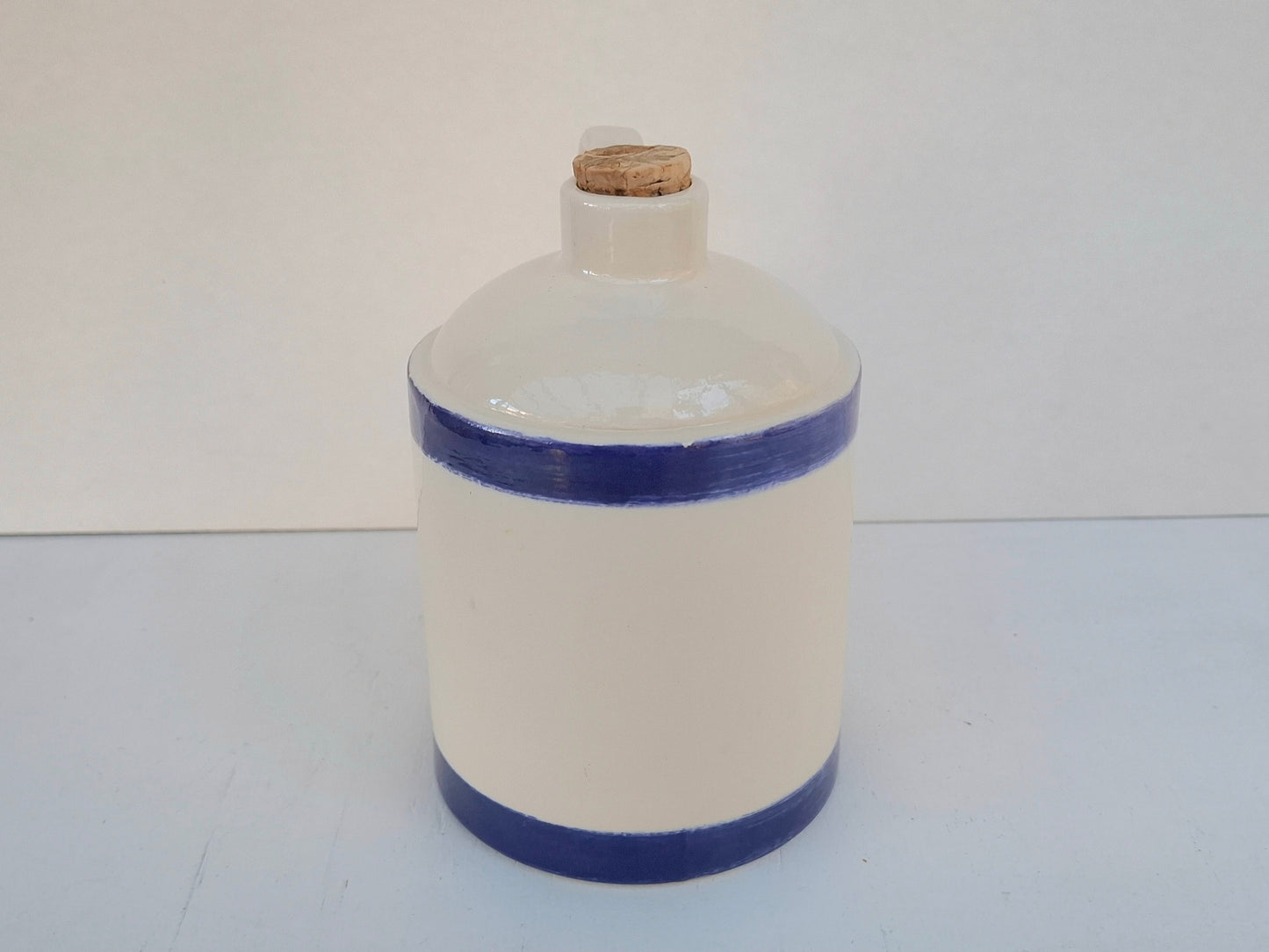 Handpainted Rhubarb Jug
