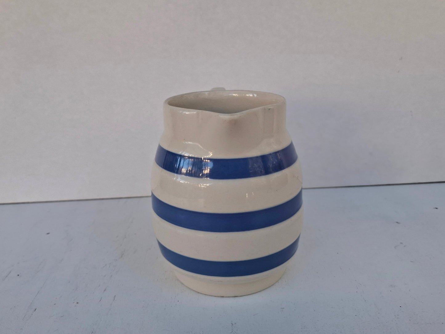 Staffordshire Chef Ware Blue & White Jug