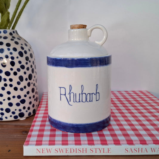Rhubarb Jug Crock Bottle