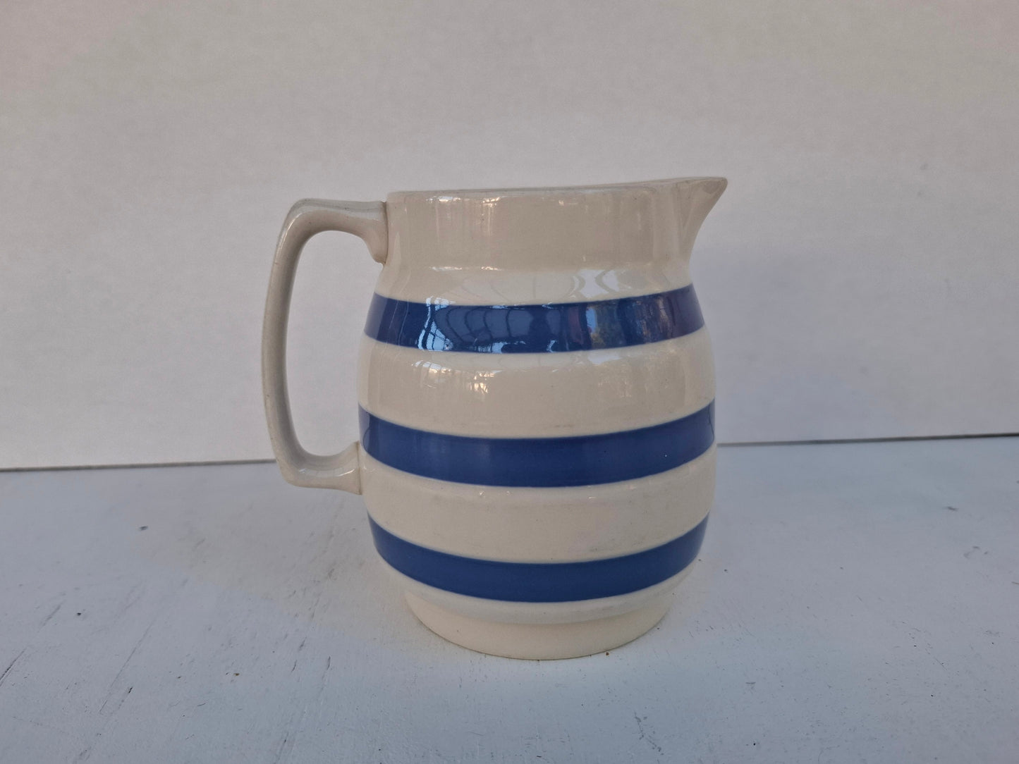 Staffordshire Chef Ware Blue & White Jug