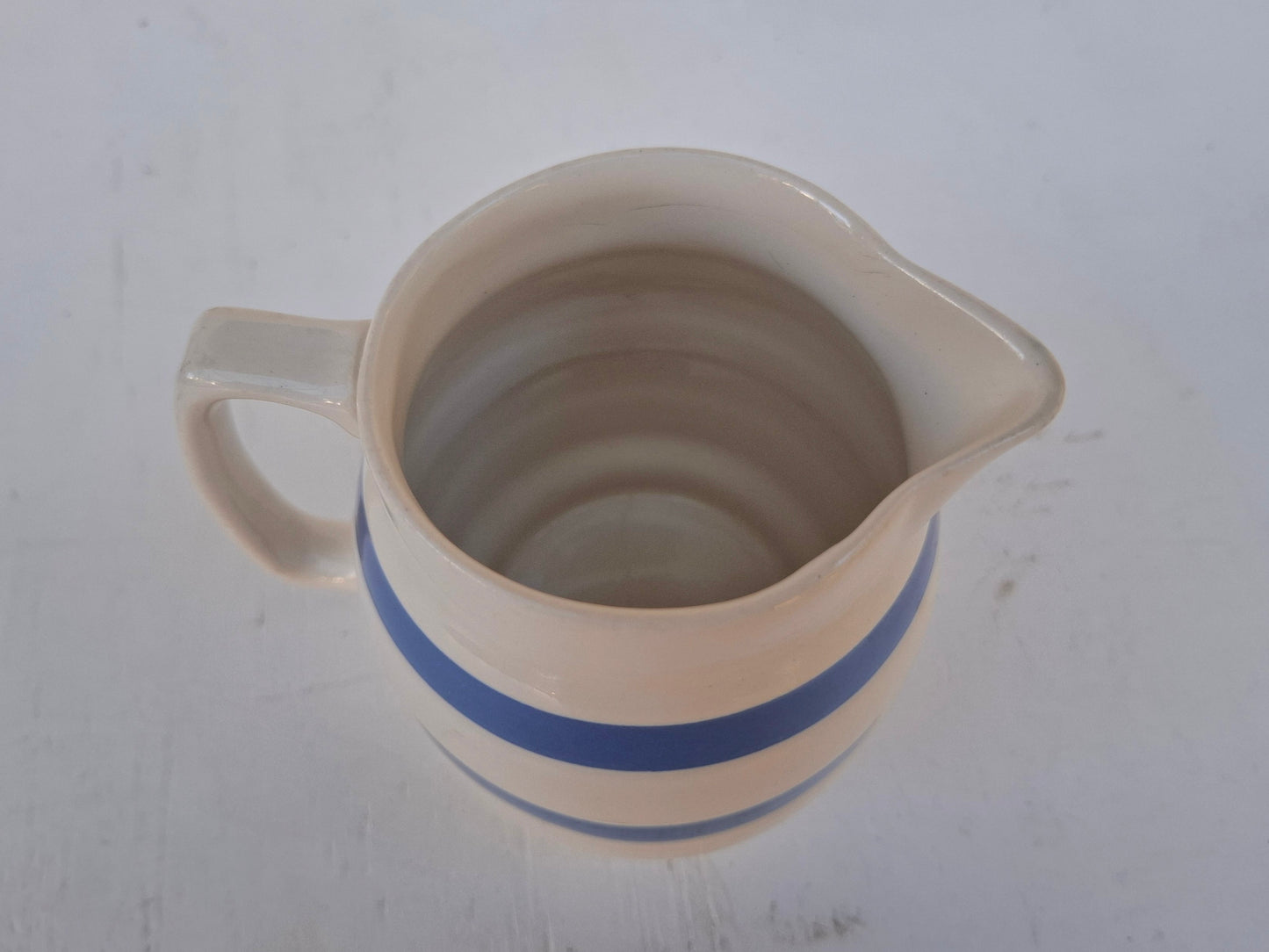 Staffordshire Chef Ware Blue & White Jug