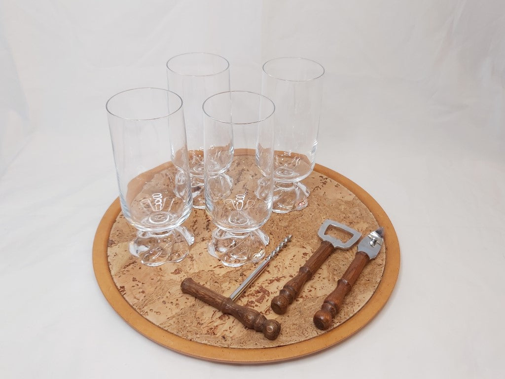 Rare & Unusual Cristal d'Arques-Durand Crystal Beer Glasses