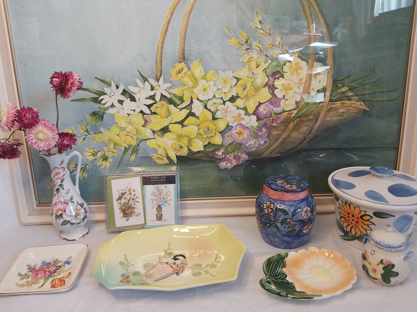 "Glory of Spring" Watercolour Painting by Mrs M Fletcher