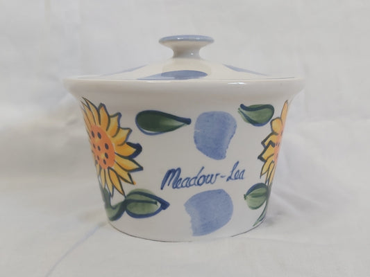 Temuka Pottery Meadow Lea Pot With Lid