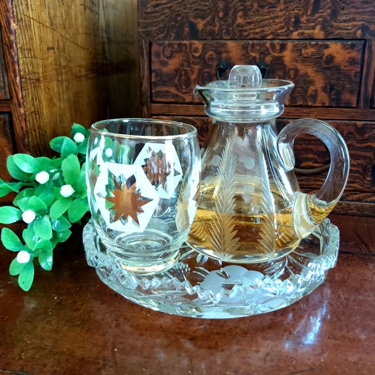 Dresden Crystal Trinket / Sweets Dish