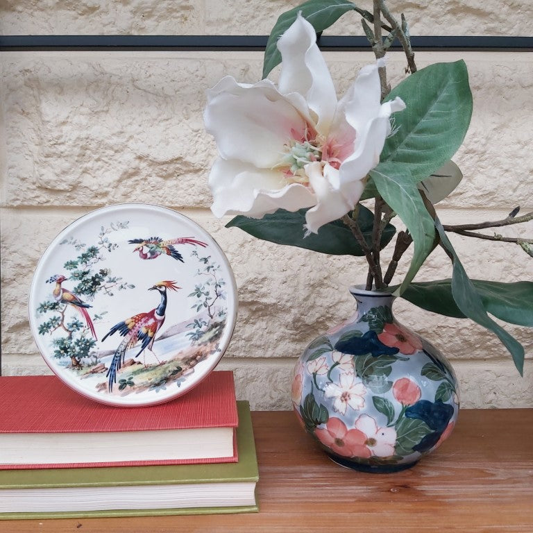 Handpainted Dogwood Flower Vase
