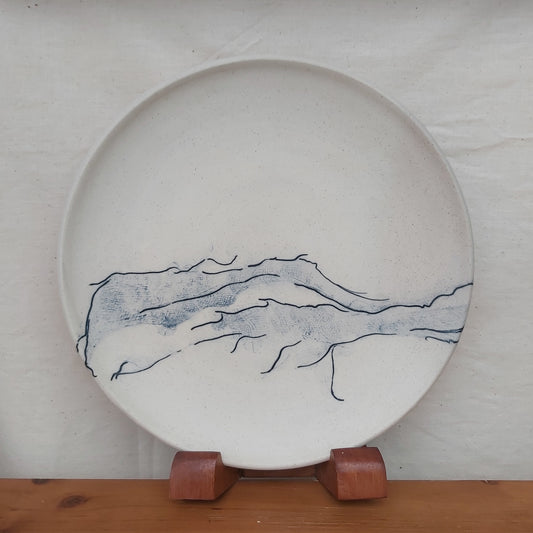 Jill Hay Japanese Style Pottery Platter