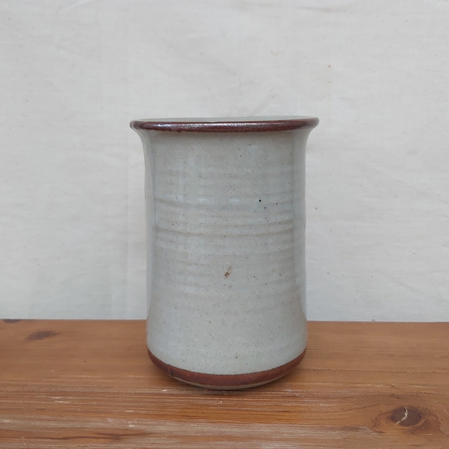 Studio Pottery Amber Flower Vase
