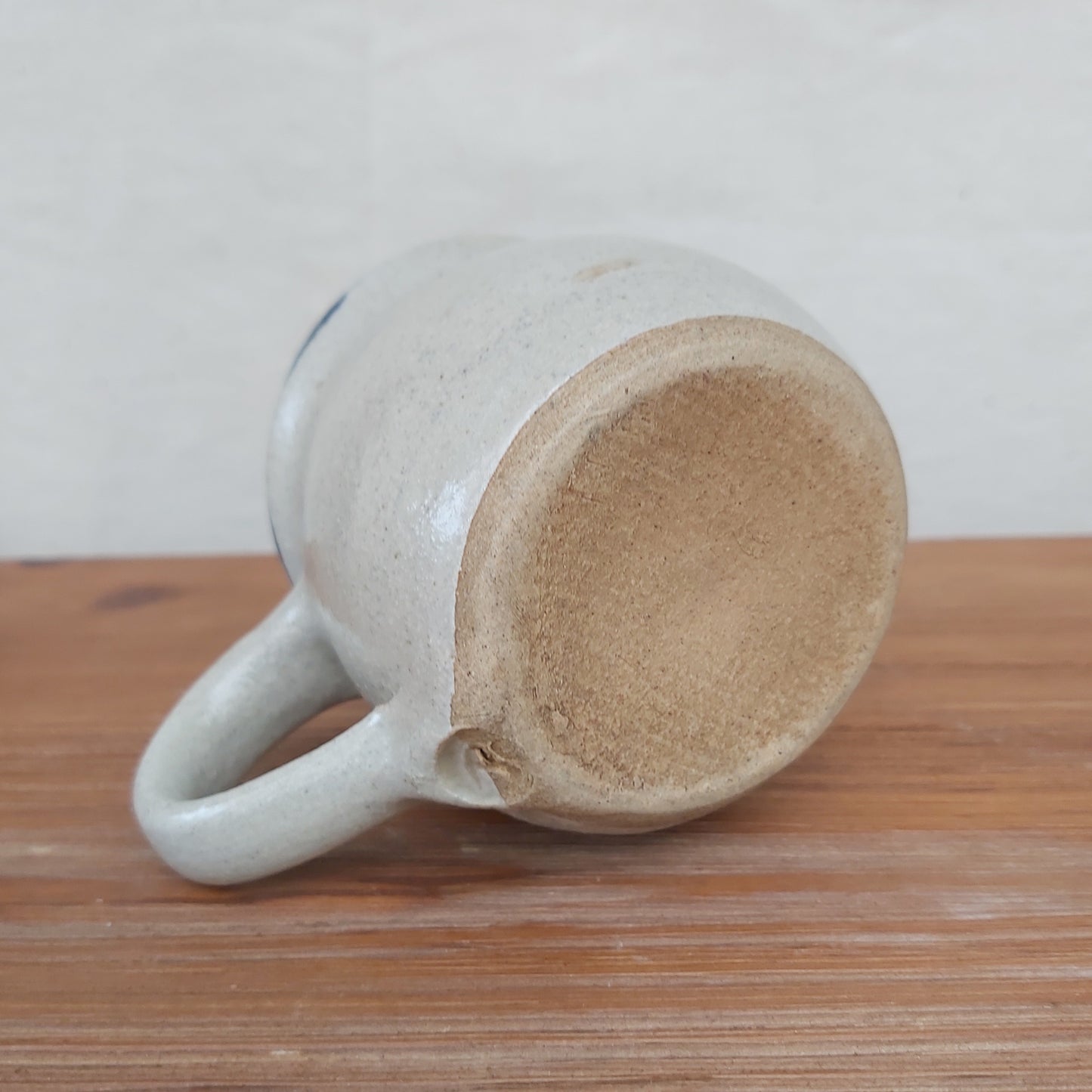 Cobalt Salt Glaze Studio Pottery Coffee Cup