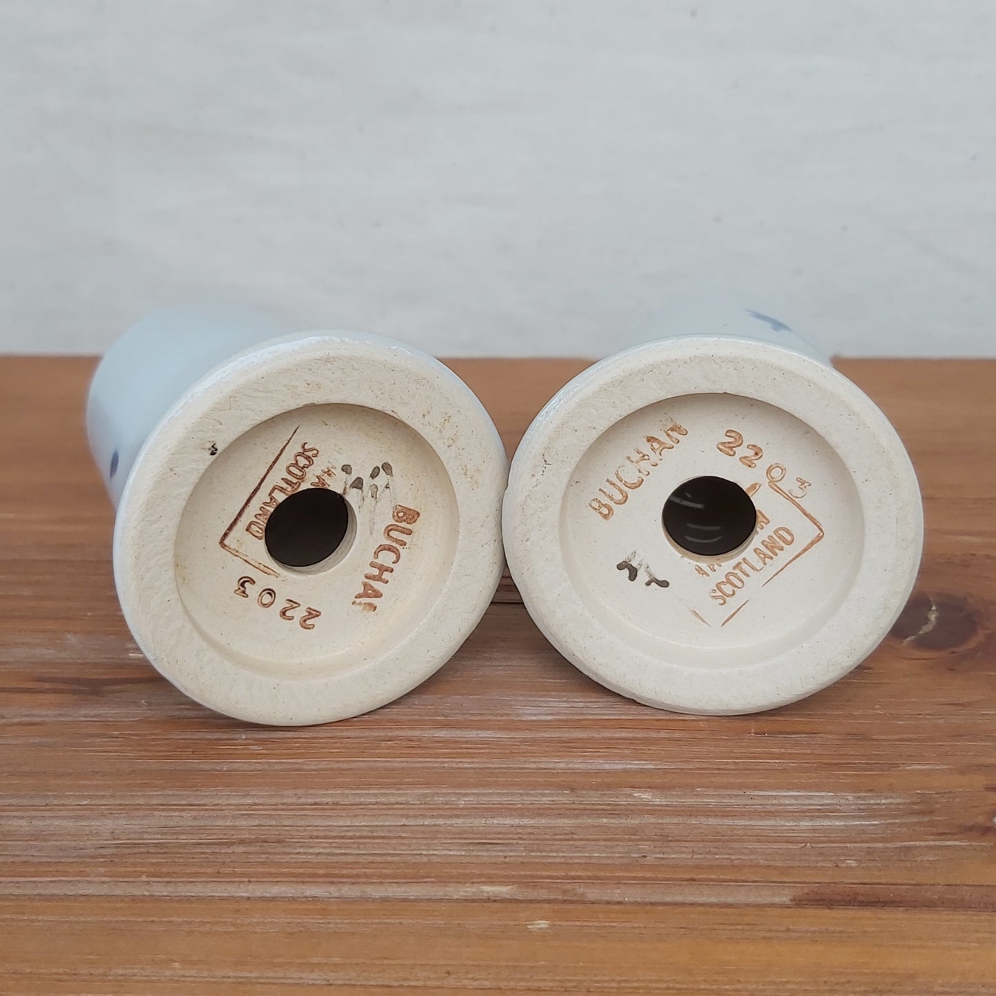 Buchan Portobello Thistleware Salt & Pepper Shakers