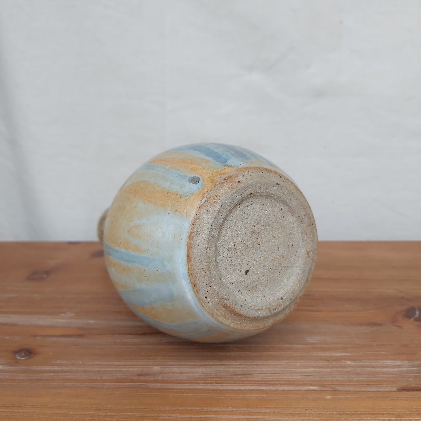 Japanese Sake Bottle Style Studio Pottery Vase