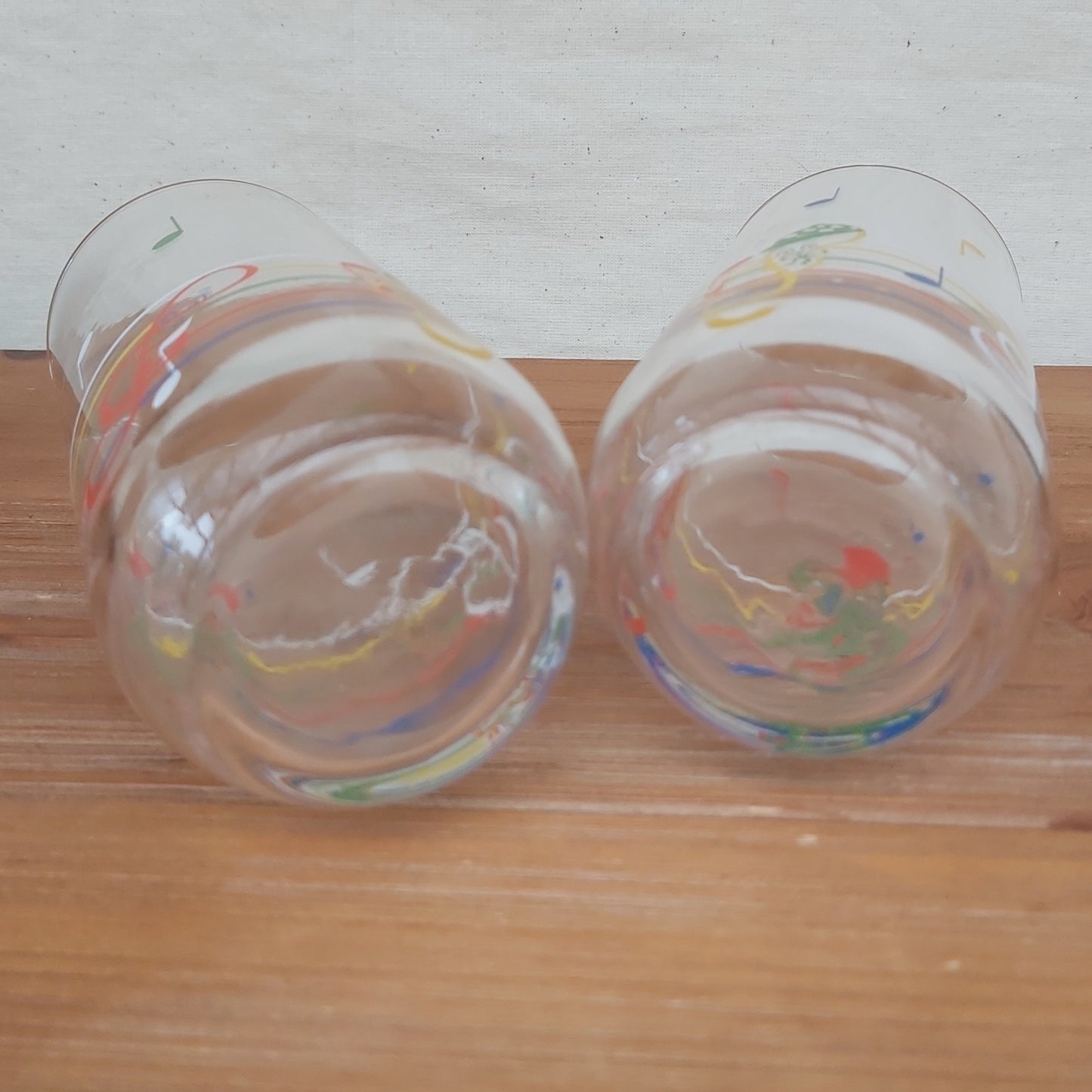 Pair of Vintage French Musical Notes Glasses