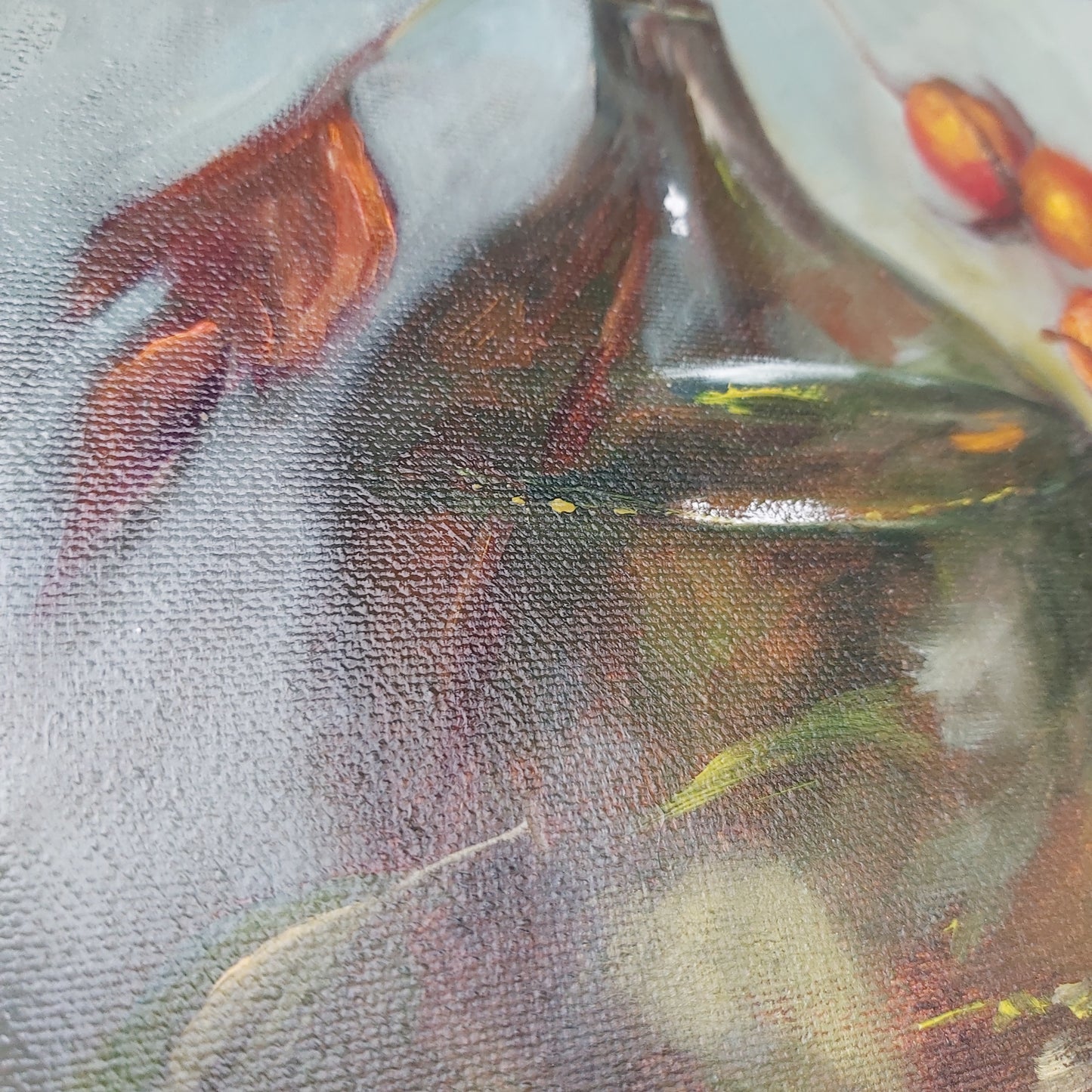 Pretty Original Still Life Painting Signed SBR