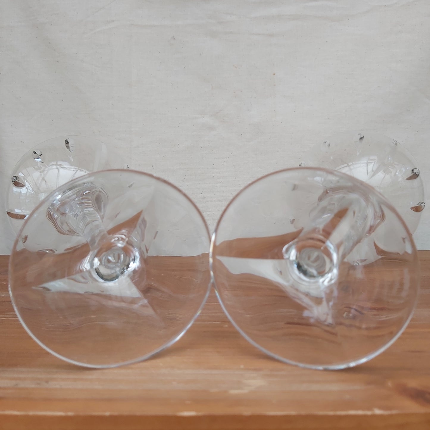 Pair of Marquis by Waterford Crystal Gemini Candle Holders