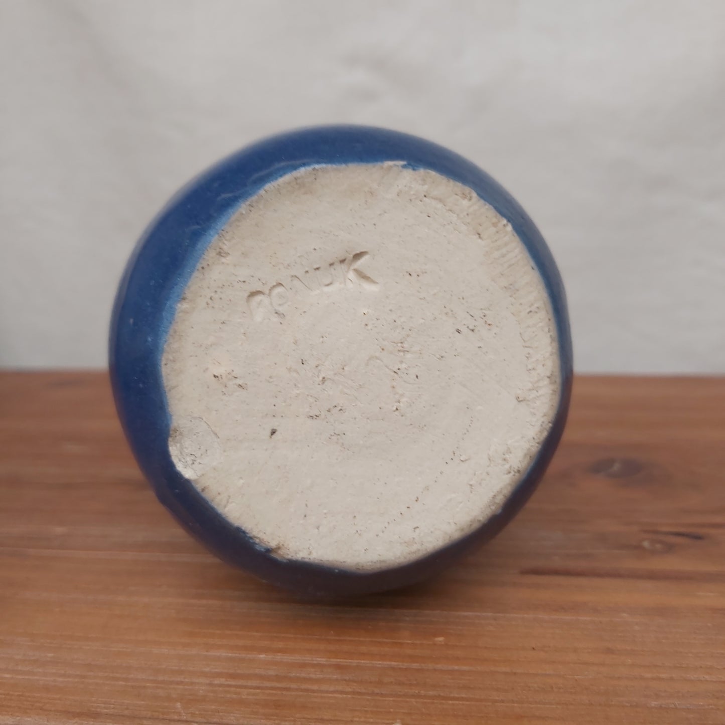 Antique Ronuk Cobalt Blue Bottle Vase
