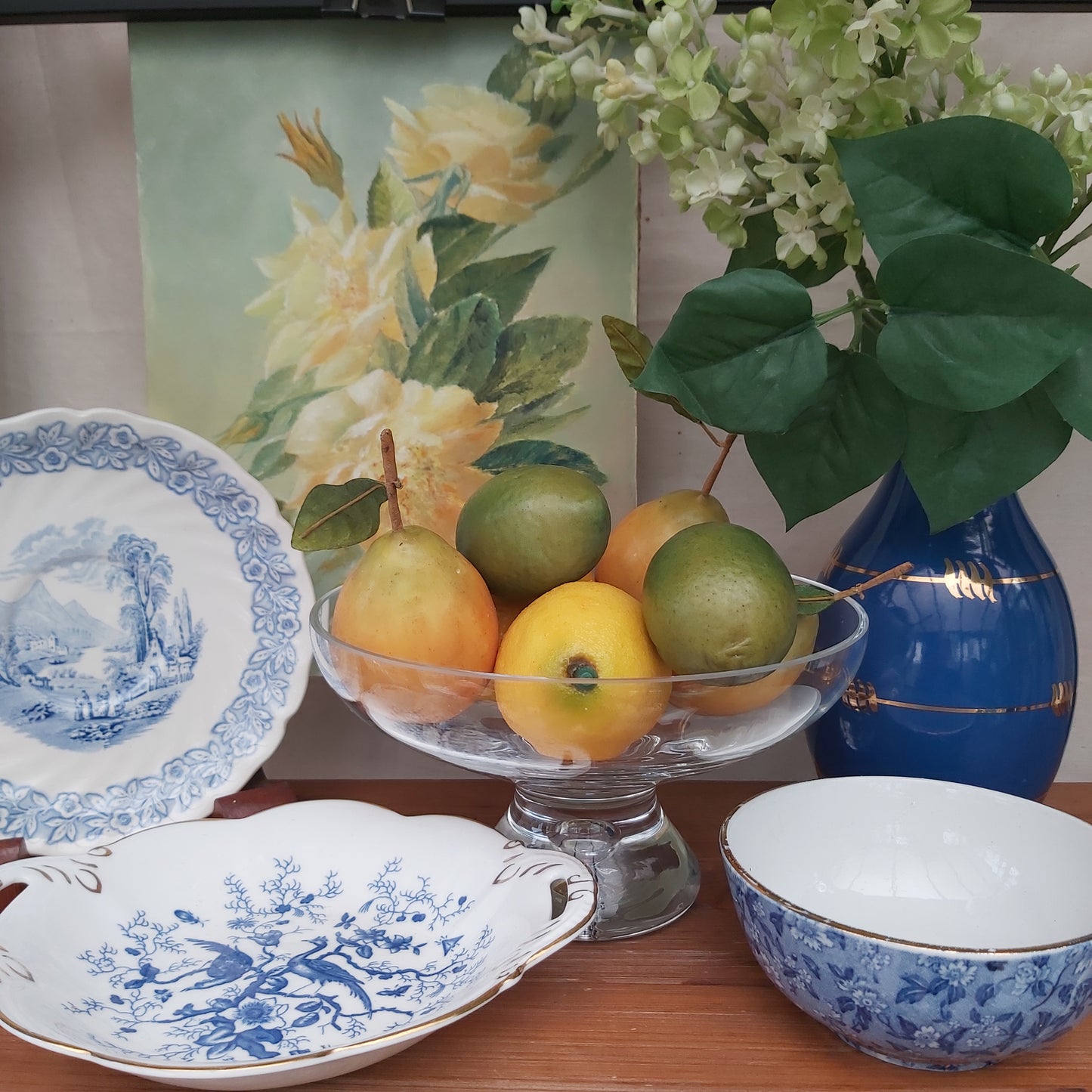 Coalport Cairo Blue Bonbon Dish