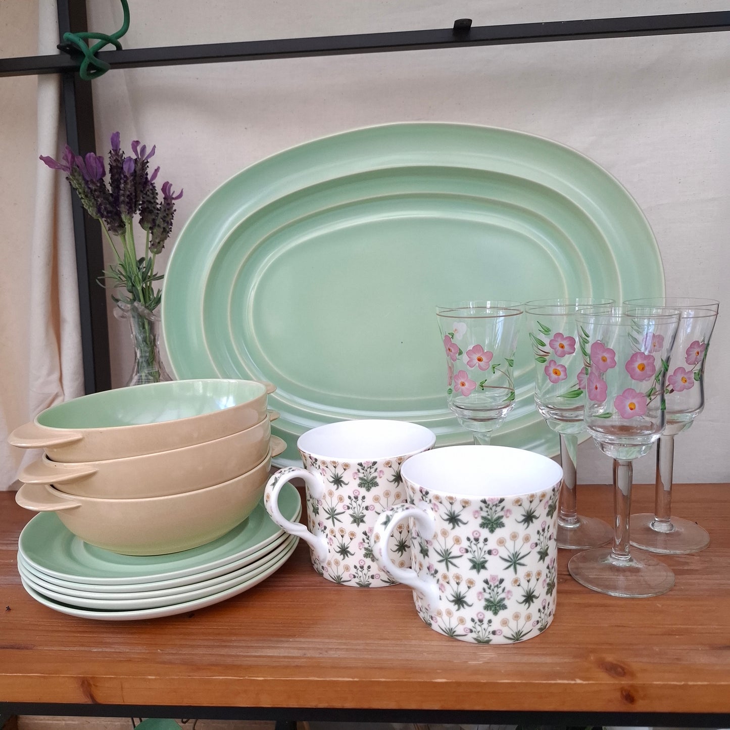 Pair of V&A Museum William Morris Daisy Mugs