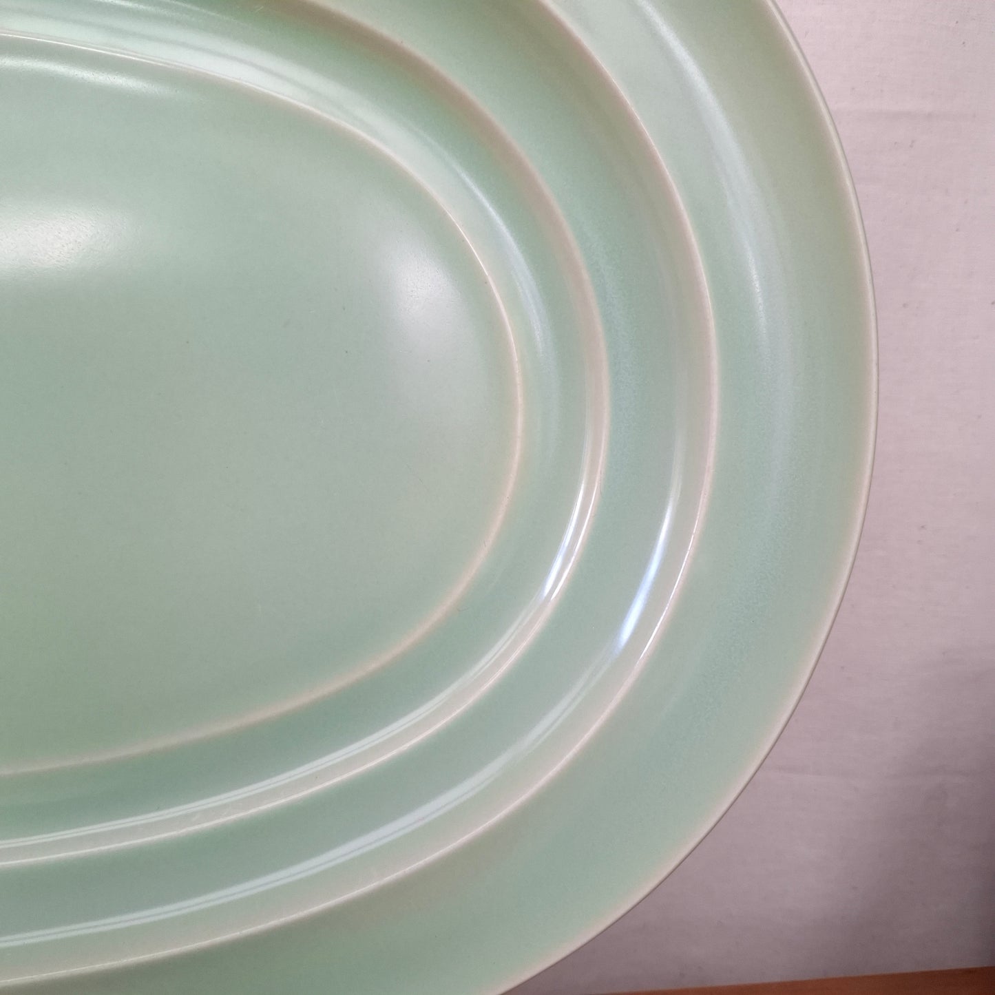 Large Branksome China Twintone Graceline Oval Serving Plate