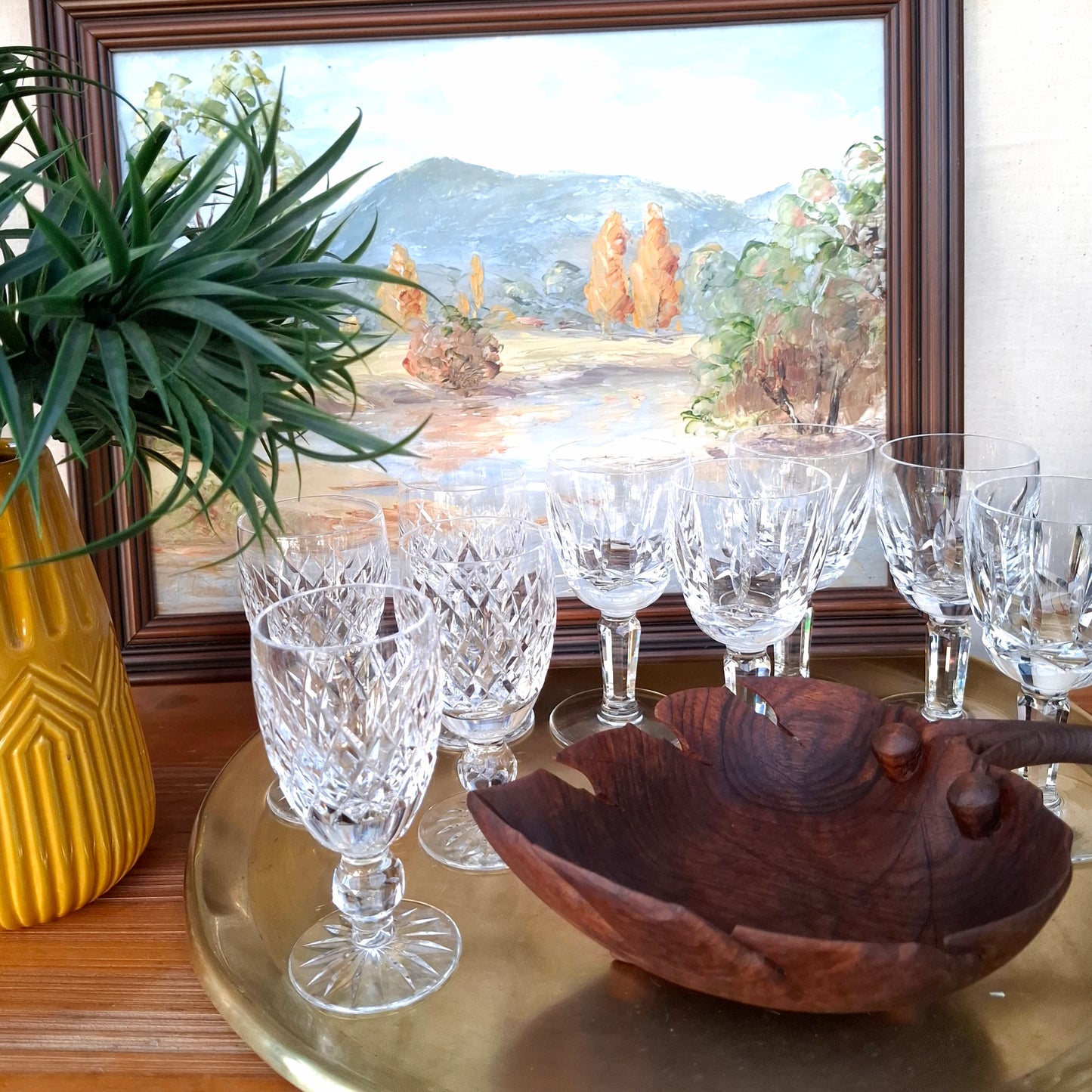Waterford Kildare Port Glasses Set of 55.5cm dia x 11.5cm high