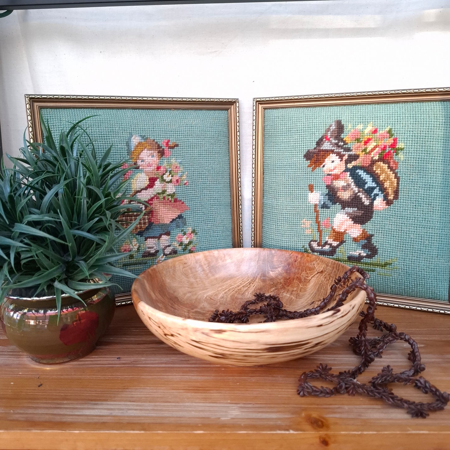 Vintage Apple Seed Necklace