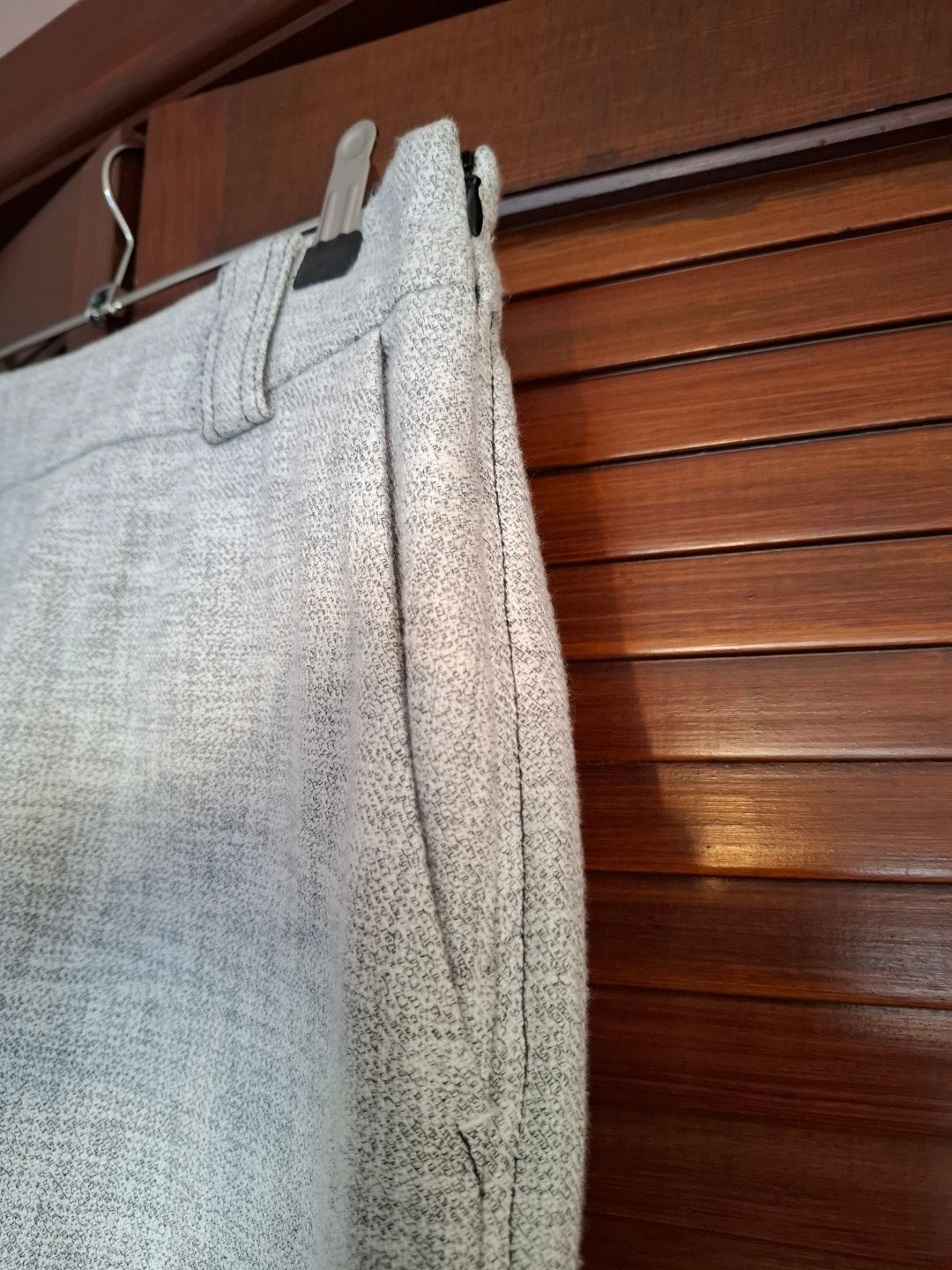 MAX Grey Organic Cotton Midi Skirt