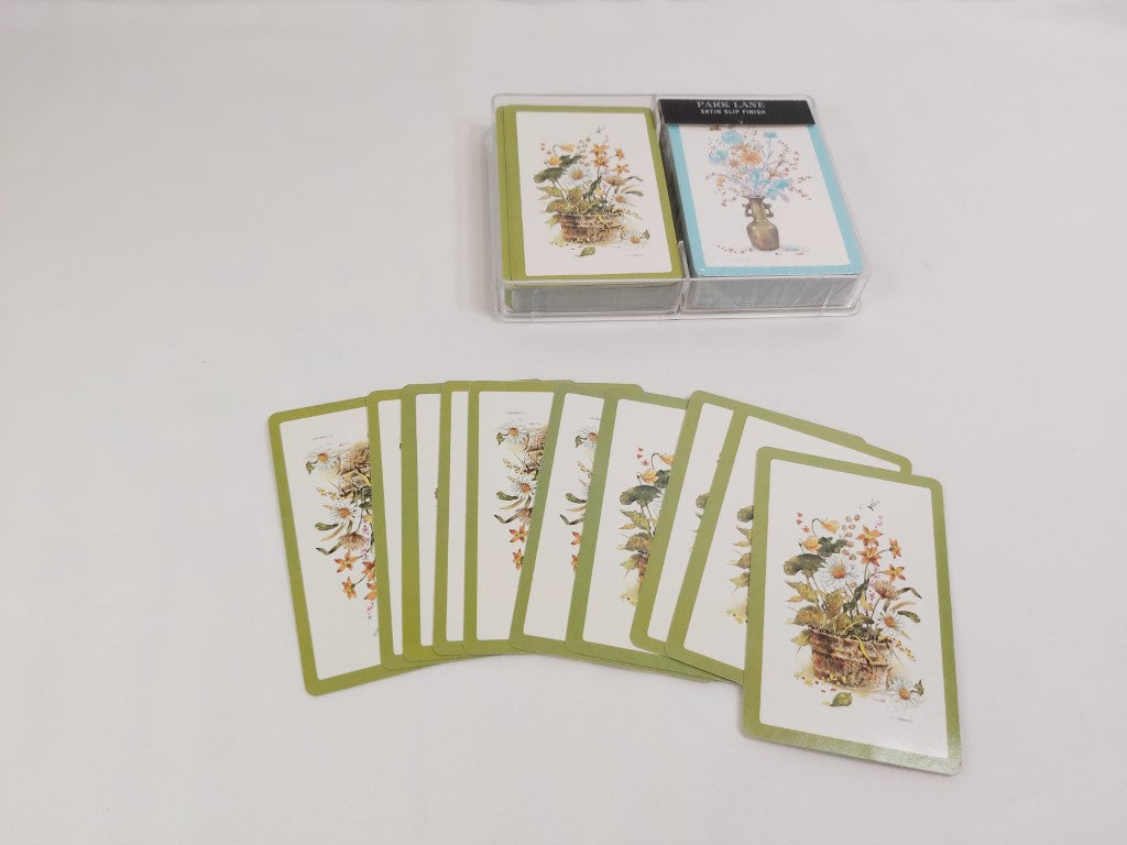 Vintage 70's Park Lane Playing Cards 2 Deck Set