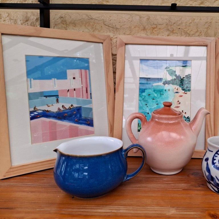 Set of 3 Framed Helo Birdie Watercolour Prints
