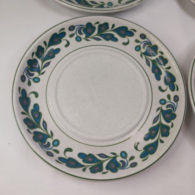 Set of 4 Vintage Midwinter Caprice Saucers