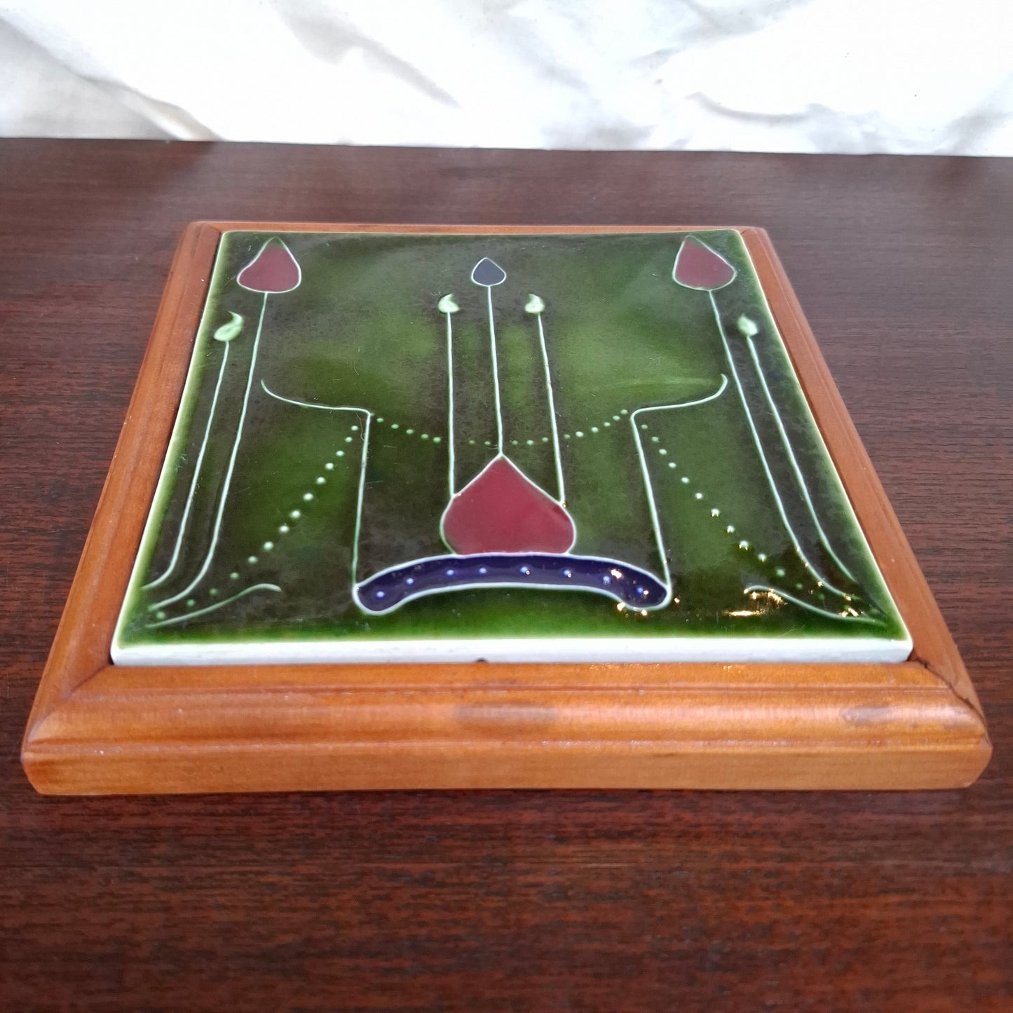 Art Nouveau Porteous Tile Trivet