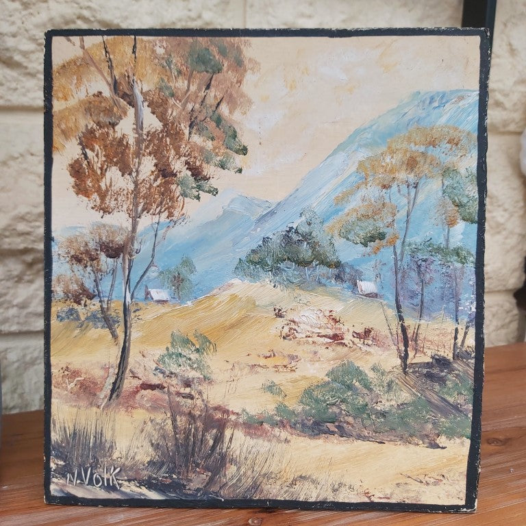 Australian Outback Painting by Nancy Volk