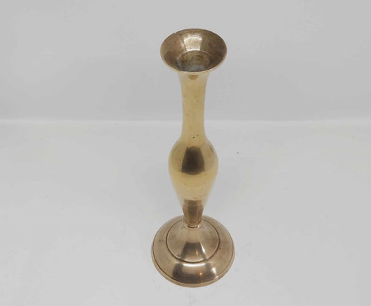 Simple Brass Bud Vase