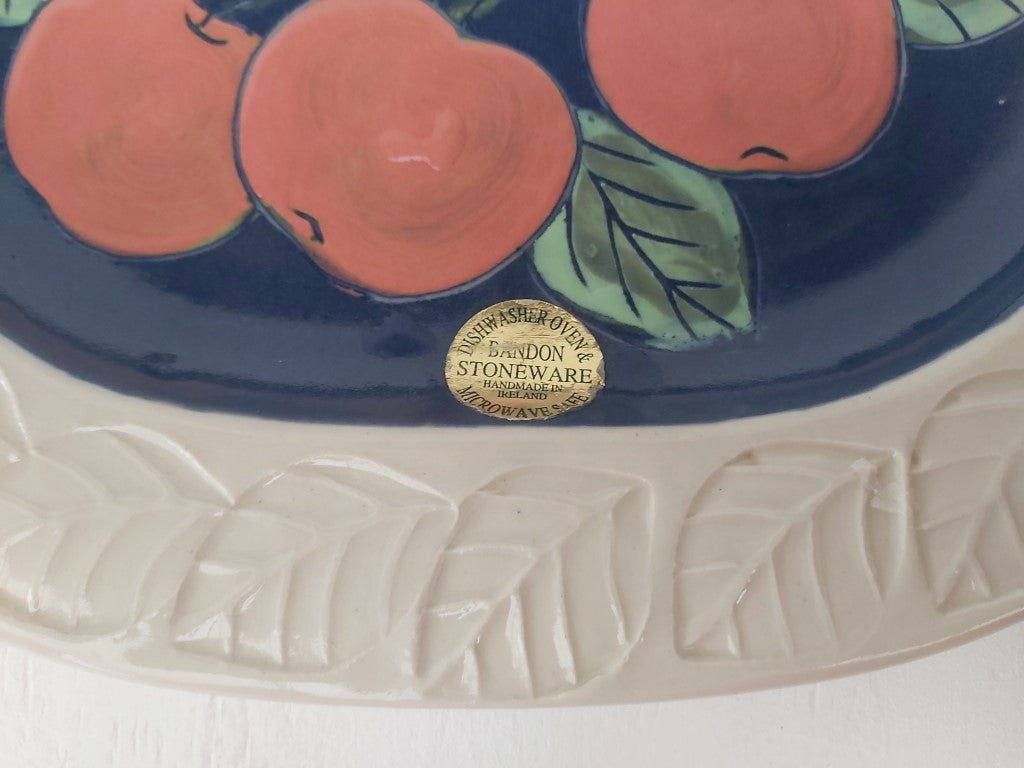 Bandon Irish Stoneware Apple Dish