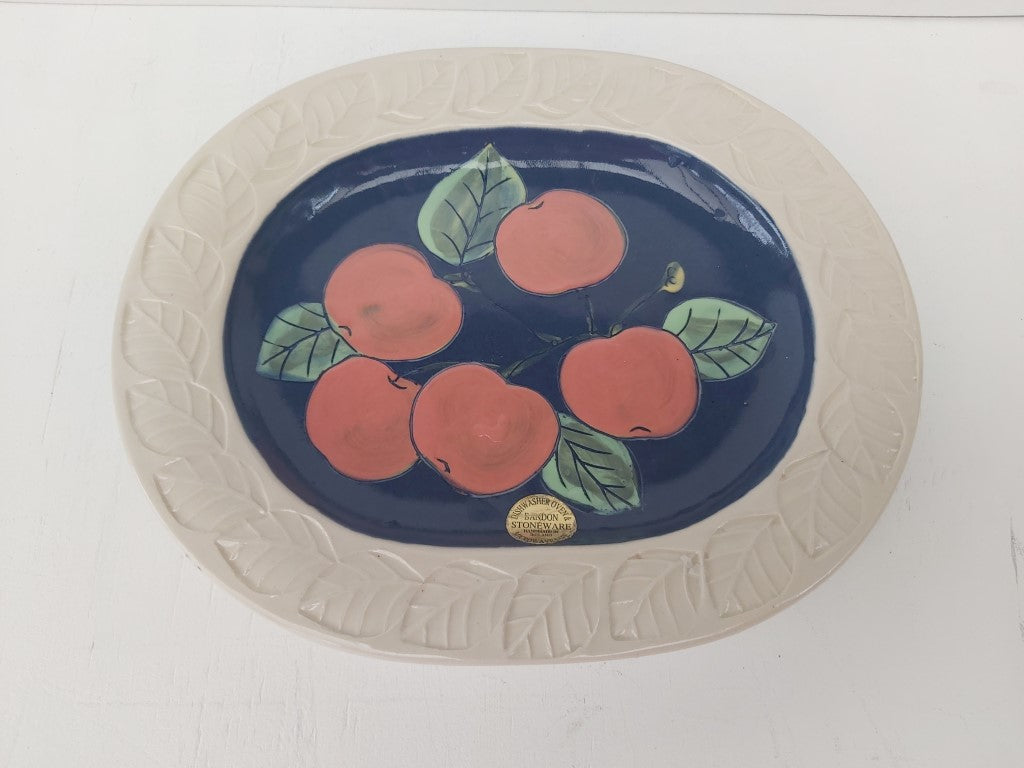 Bandon Irish Stoneware Apple Dish