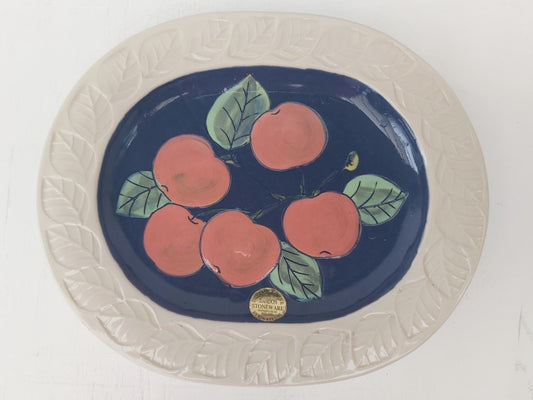 Bandon Irish Stoneware Apple Dish
