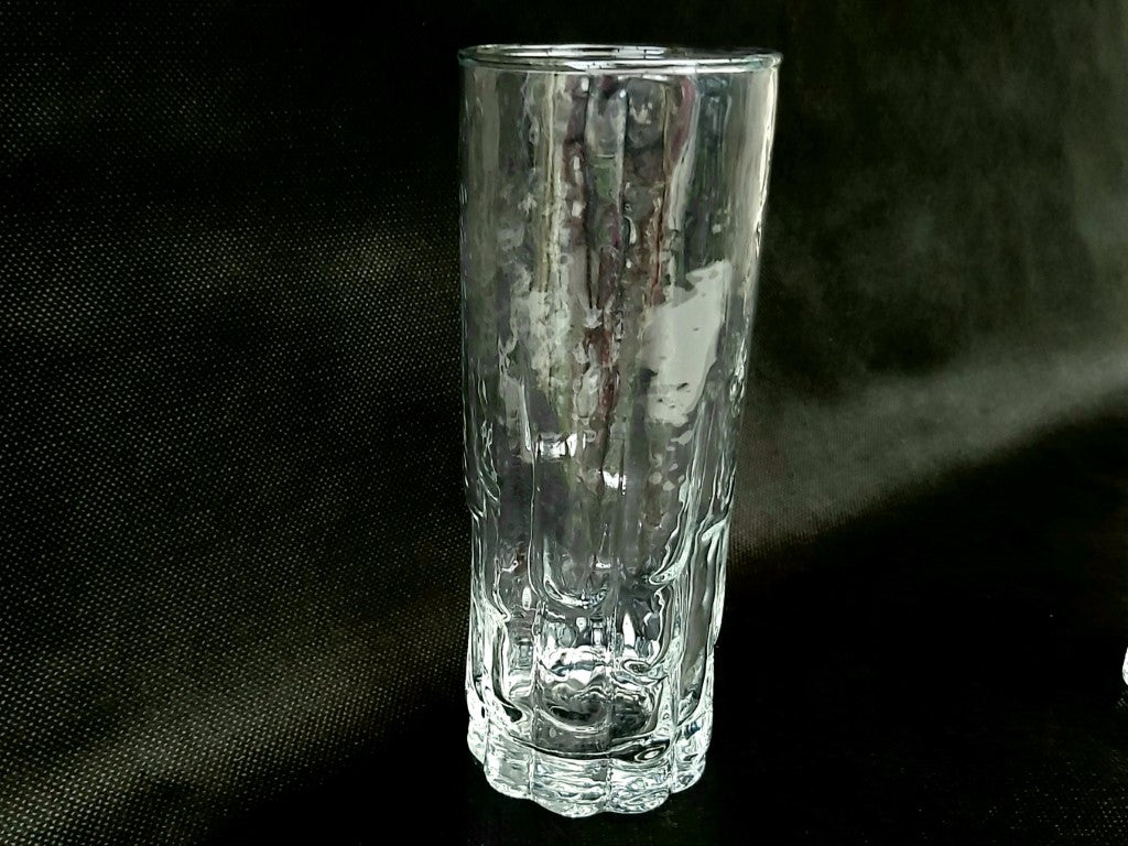 Vista Bark Glass Hi-ball Glasses Set of 6