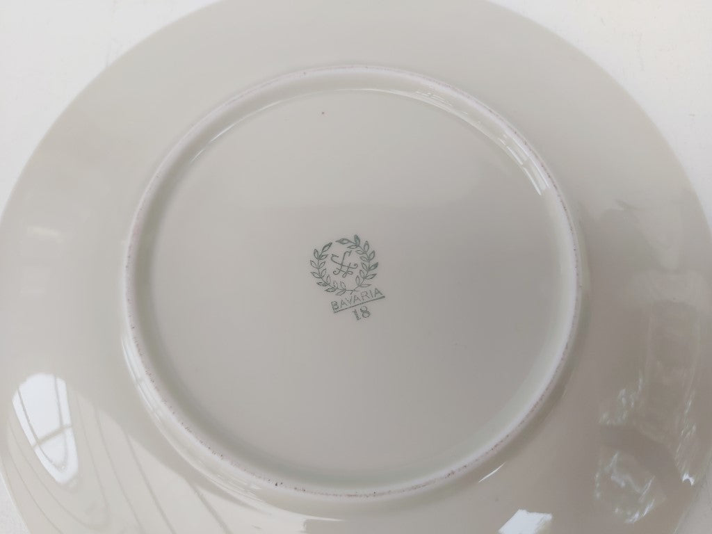 Set of 4 Vintage Bavarian Winterling Plates