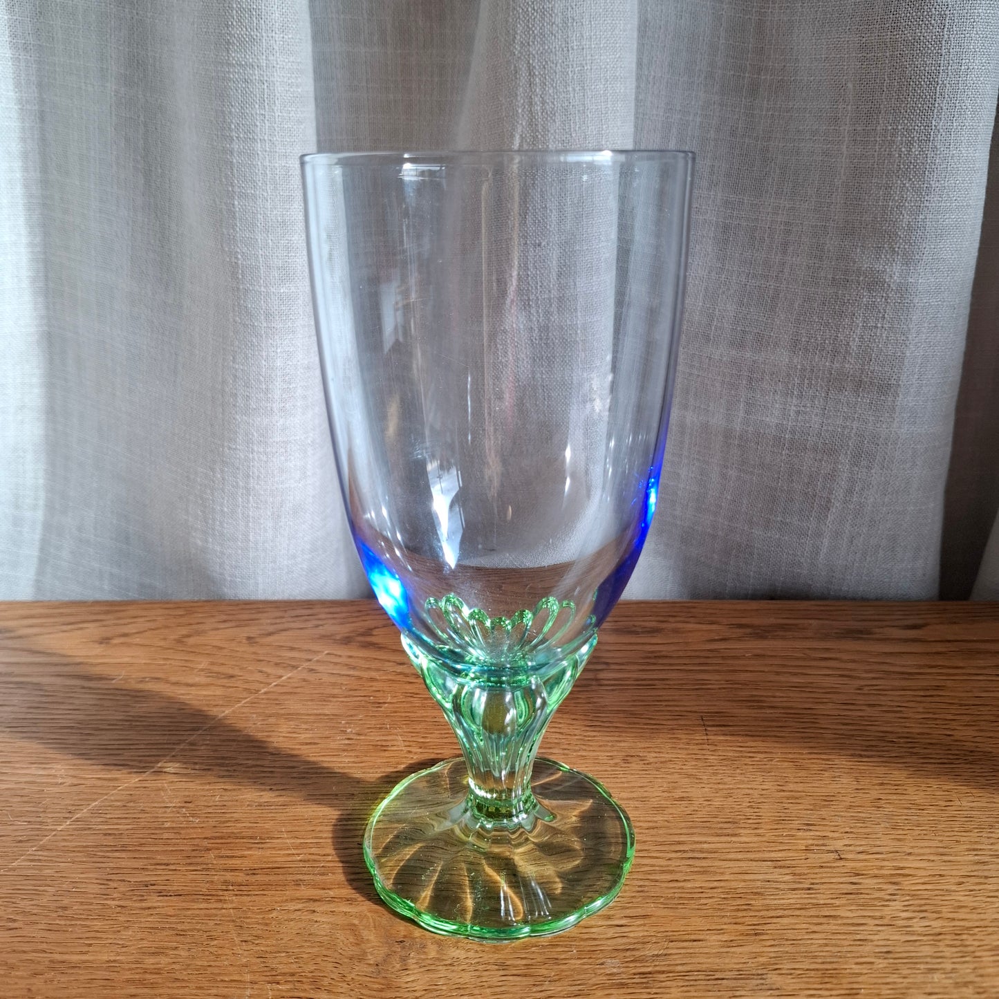 Bermioli Rocco Bahia Blue & Green Glass Goblets