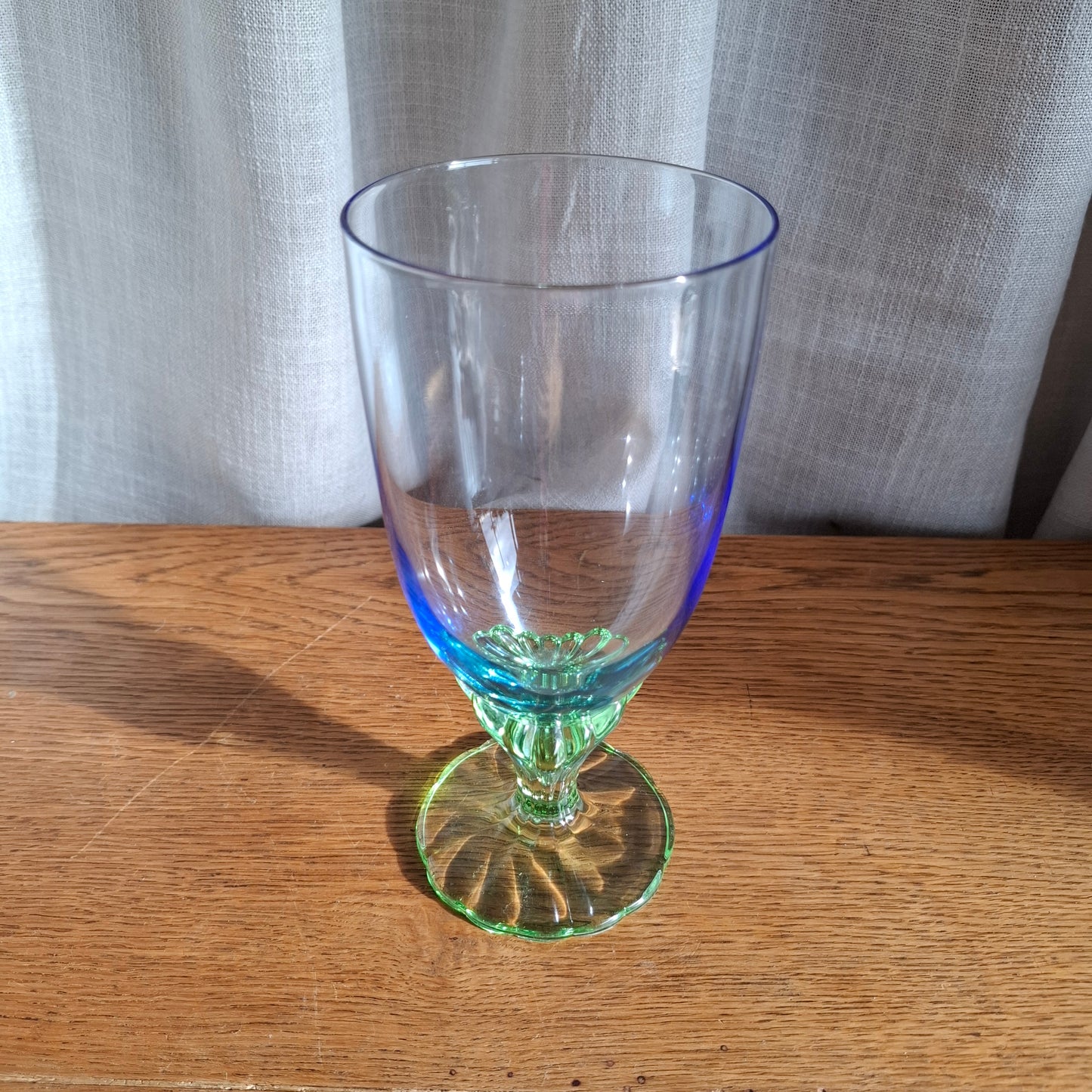 Bermioli Rocco Bahia Blue & Green Glass Goblets