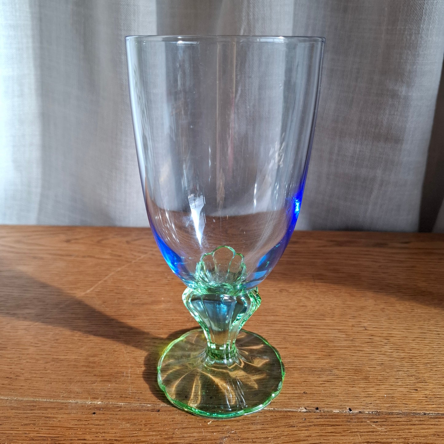 Bermioli Rocco Bahia Blue & Green Glass Goblets