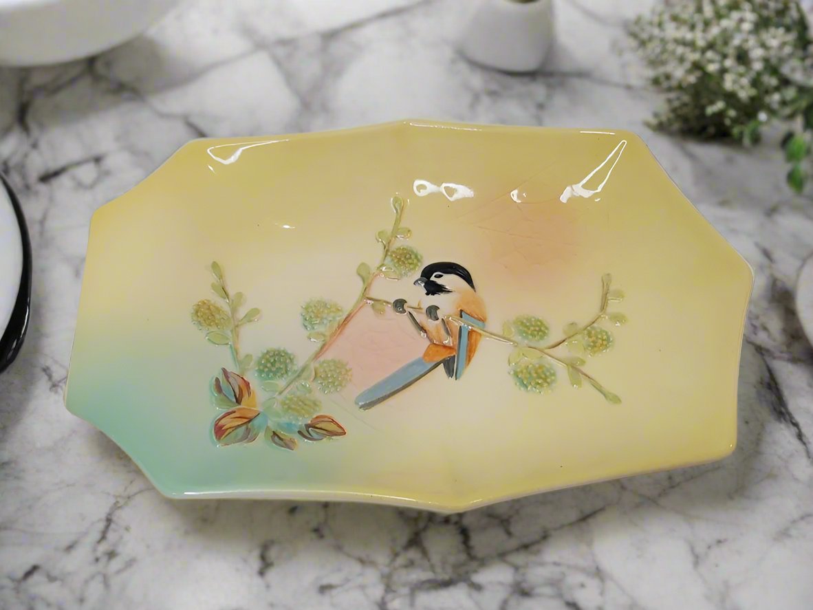 Beswick Titwillow Art Deco Style Bird Dish