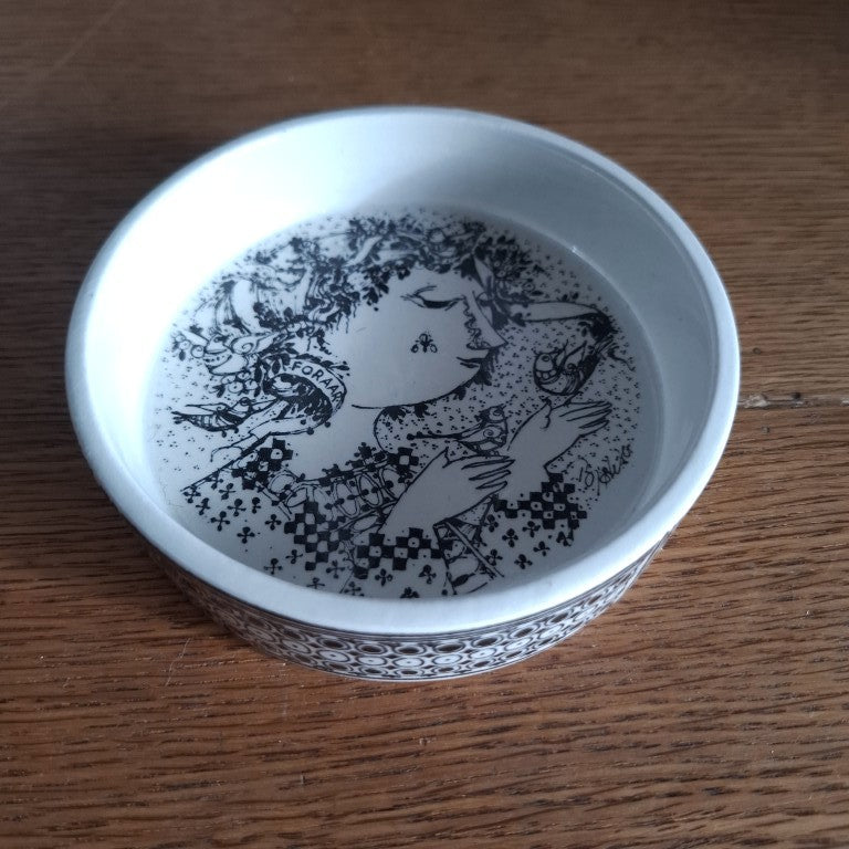 Foraar Spring Trinket Dish by Bjorn Wiinblad for Nymolle Denmark