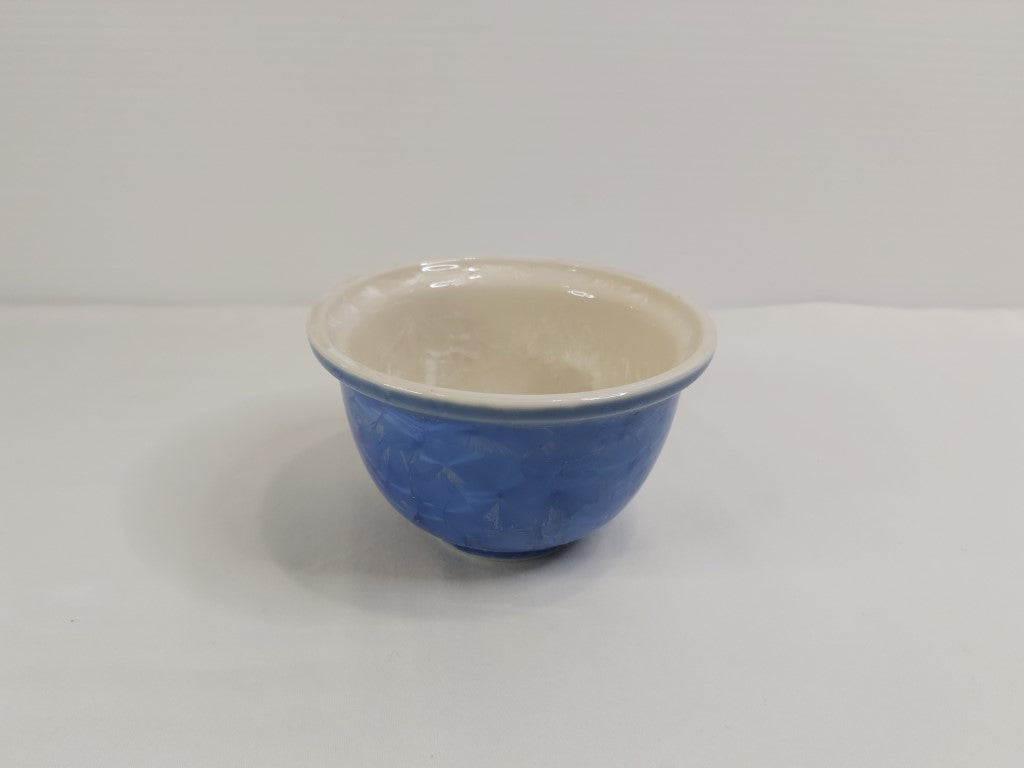 Japanese Blue Crystalline Glaze Bowl