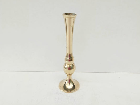 Small Brass Bud Vase