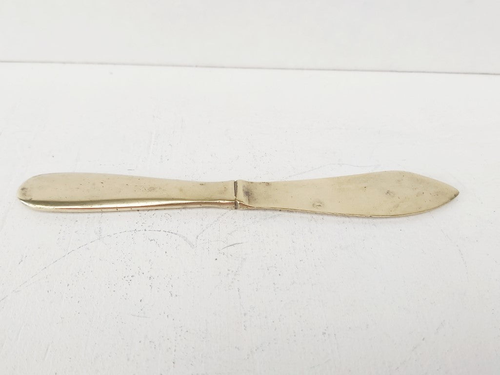 Vintage Brass Butter Knife