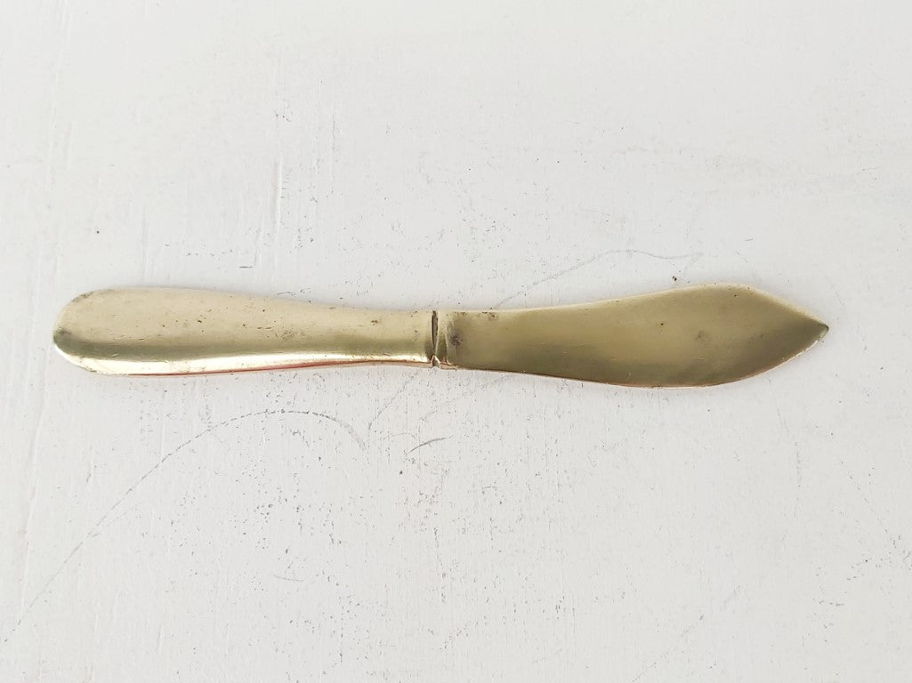 Vintage Brass Butter Knife