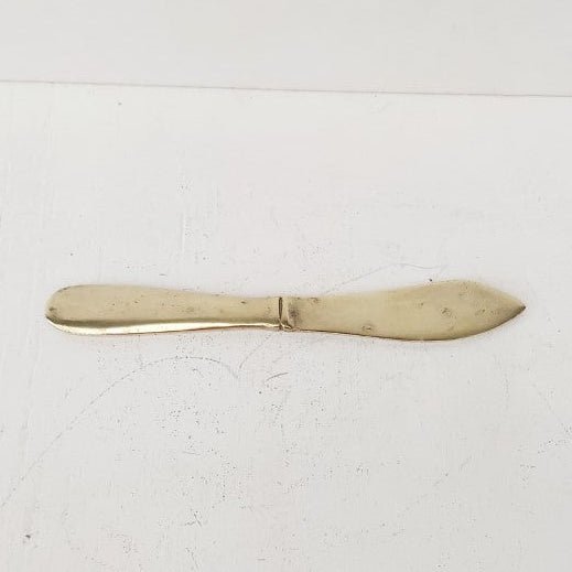 Vintage Brass Butter Knife