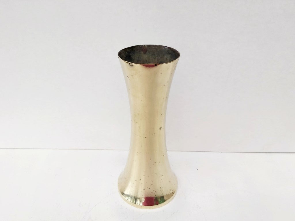 Heavy Brass Catholic Altar Vase