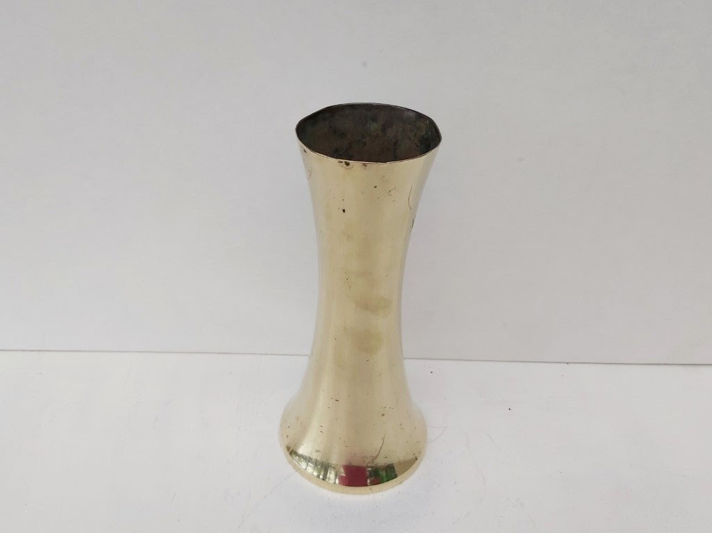 Heavy Brass Catholic Altar Vase