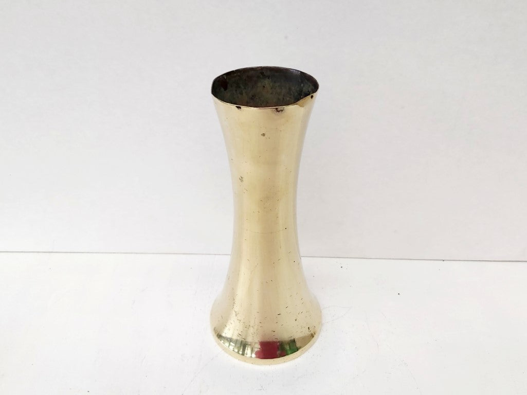 Heavy Brass Catholic Altar Vase